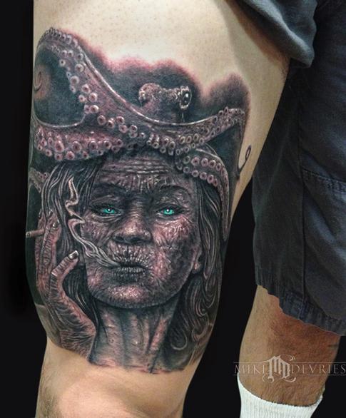 Tattoos - Octopus Lady Tattoo - 94390